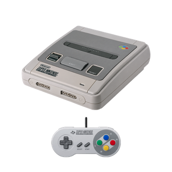 Набір Консоль Nintendo SNES FAT Europe Light Grey Без Геймпада Б/У + Геймпад Дротовий Grey 2.2m