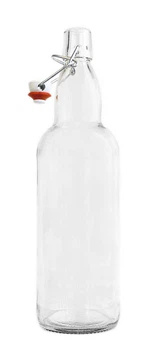 Бутылка Everglass Litva прозрачная 1 л бугельным замком (10020)