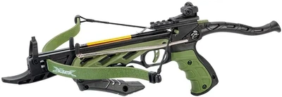 Арбалет Man Kung пістолетний, TCS1 Alligator, зелений (під стріли **)