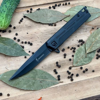 Складаний ніж Browning 1747 Black EDC для туризму та кемпінгу з кліпсою
