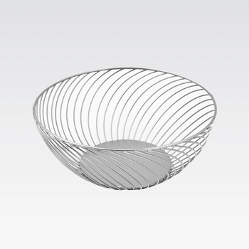 Фруктовниця кошик для фруктів Maestro 25x9.5 см (MR-1037-CHROME)
