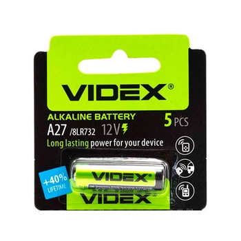 Батарейка Videx A27 12V 27A MN27 8LR732