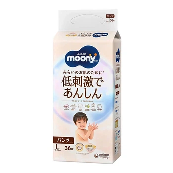 Трусики Moony Natural L (9-14kg) 36шт.
