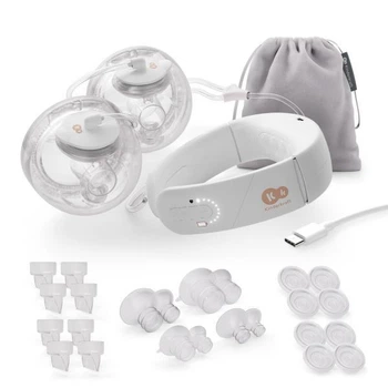 Двойной электрический молокоотсос Kinderkraft GentleNest (KEGENE00GLD0000)