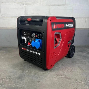 Генератор інверторний iPOWER SM6500Di (5.5-6.5 кВт) бензиновий з Електростартером, Колесами та Пультом