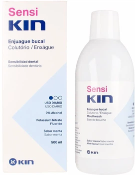 Płyn do płukania jamy ustnej Kin SensiKIN dla wrażliwych zębów 500 ml (8436026215593)