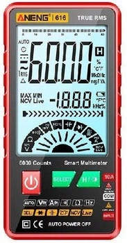 Цифровой мультиметр ANENG 616 True RMS (6000 отсчетов)