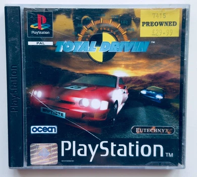 Диск для PlayStation 1 - Total Drivin, английская версия, Б/У