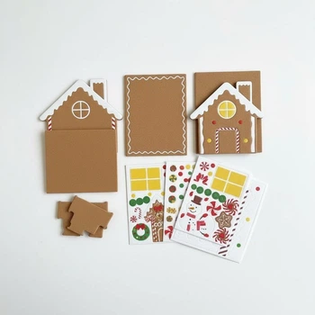 Творчий набір, 3D пазли, зроби сам Пряничний будиночок Pepco Christmas DIY Ginger House Set