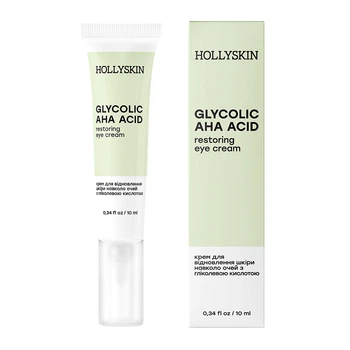 Крем для кожи вокруг глаз с гликолевой кислотой HOLLYSKIN Glycolic AHA Acid Eye Cream, 10 мл