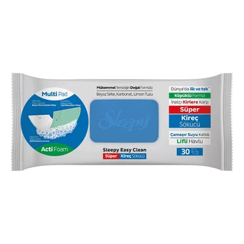 Вологі серветки для прибирання ванної кімнати Sleepy Easy Clean Limescale Remover 30 шт.