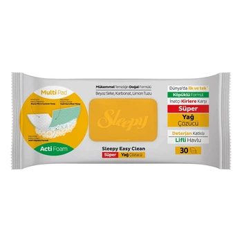 Вологі серветки проти жиру Sleepy Easy Clean Degreaser 30 шт.