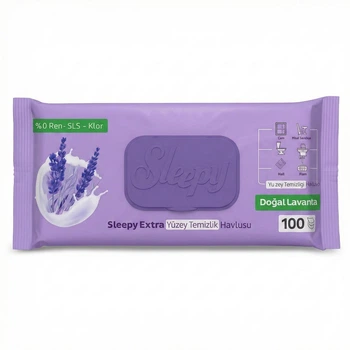 Вологі серветки для прибирання Sleepy Easy Clean Lavander 100 шт.