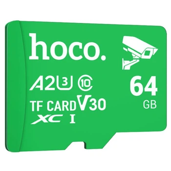 Карта пам'яті Hoco microSDXC Class 10 64GB без адаптера Зелений