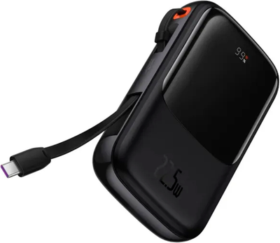 Powerbank Baseus Qpow Pro USB-C 10000 mAh 22.5 W Overseas Edition Black (PPQD060001)