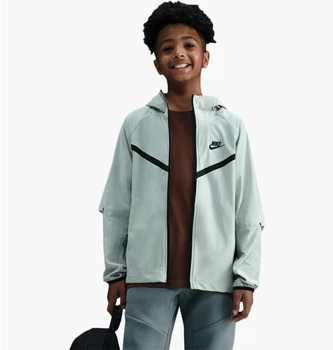 Куртка детская Nike Tech Woven Turquoise XL рост 164 см Бирюзовый HQ8911-034