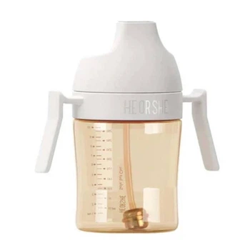 Дитячий антиколіковий поїльник HEORSHE White - 300 ml