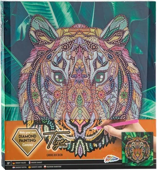 Алмазна картина Grafix Тигр 30 х 30 см (8715427092409)