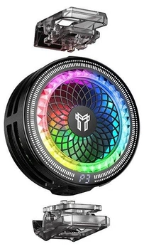 Кулер для смартфона Hoco GA6 Glacier AI Semiconductor Smartphone Cooler Black