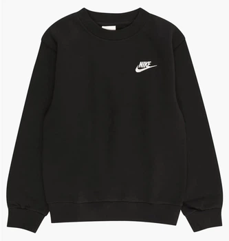 Свитер детской Nike Sportswear Club Fleece Crew Black XL рост 164 см Черный FD3006-010