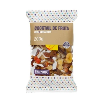 Смесь сушеных фруктов Hacendado Cocktail de Fruta Deshidratada 200 г