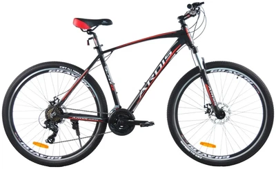 ВЕЛОСИПЕД 29 MTB AL "BLAZE", Чорно-червоний (21" (180-190см))