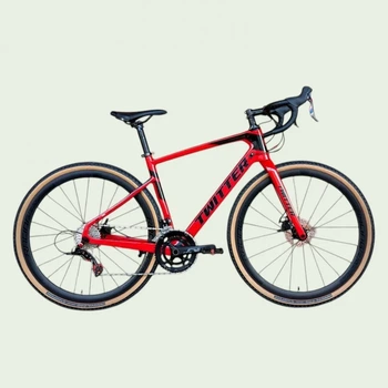 Велосипед карбоновий 28" Twitter Gravel Carbon RS-22S Red (VLP_99999367)