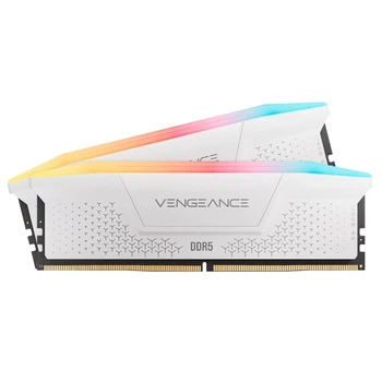 Модуль памяти Corsair DDR5 32GB (2x16) Vengeance 6000Mhz RGB XMP/EXPO White (CMG32GX5M2E6000Z36W)