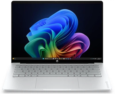 Ноутбук HP OmniBook 5 (D9MQ0EA), AMD Ryzen AI 9 465 / 14" / OLED / Touch / RAM 32 ГБ LPDDR5X / SSD 1 ТБ / AMD Radeon 880M / Windows 11 Home / Сріблястий