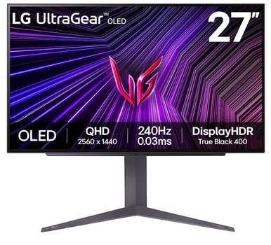 Игровой монитор 27'' LG Electronics 27GS93QE-B OLED 240 Гц (102430044) - Уценка