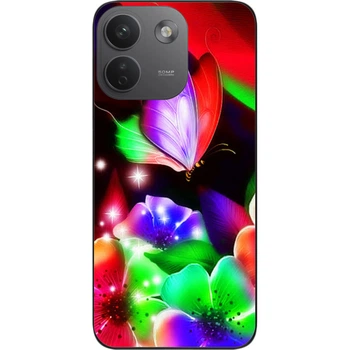 Силіконовий чохол SMTT для Xiaomi Redmi Note 17 Pro Max 5G з дизайном Яскравий метелик