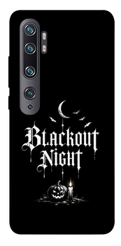 Чехол для Xiaomi Mi Note 10 с принтом Blackout night