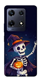 Чехол для Infinix Note 30 Pro NFC с принтом Cartoon skeleton
