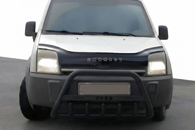 Кенгурятник WT004 Black (нерж) для Ford Connect 2006–2009 гг