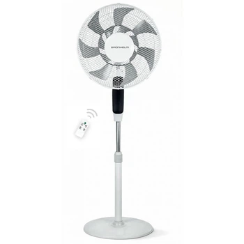 Вентилятор підлоговий Grunhelm GFS-1650R 18 дюймів, 3 швидкості, 1,30м, 7-лопасний, пульт