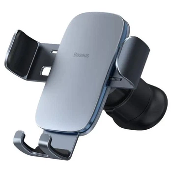 Автодержатель для телефона Baseus Metal Age 2 Air Outlet Car Mount Автомобильный держатель на дефлектор с зажимом и поворотной конструкцией Темно-серый