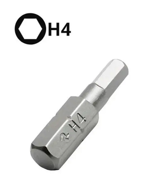 Бита RapidE H4 25 мм шестигранная для шуруповерта 1/4" HEX 1 шт