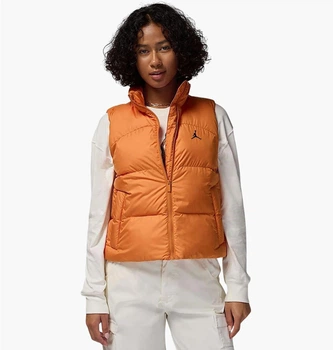 Жилетка женская Jordan Womens Puffer Gilet Orange M Оранжевый FV7149-815