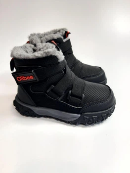 Зимние ботинки Clibee 825-2 black черные р.22-14,8 см