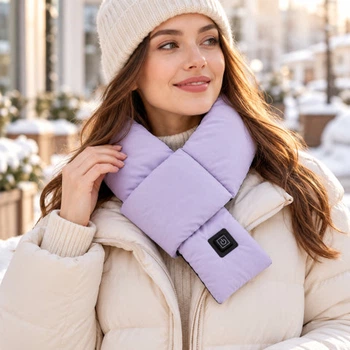 Шарф Intelligent Heating Scarf з підігрівом / Обігрівач для шиї зимовий 3 режими нагрівання / Електричний шарф з підігрівом
