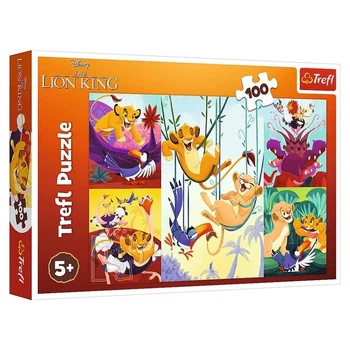 Пазли Trefl Lion King Мужній Король Лев 16478 100 елементів Різнокольоровий shop (5900511164787)