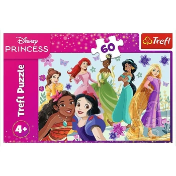 Пазли Trefl Disney Princess Принцеси в дії 17409 60 елементів Різнокольоровий shop (5900511174090)