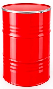 Бочка 200 литров металлическая (1A2) BarrelPRO открытая красная
