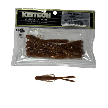 Силікон Keitech Hog Impact 3" EA#01 Orange Pepper (12 шт/уп),1551.02.12