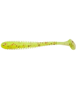 Силікон Keitech Swing Impact 3.5" PAL№01 Chartreuse Red Flk (8 шт/уп)