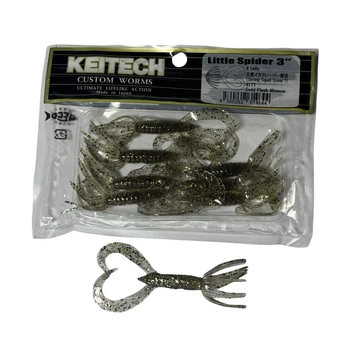 Силикон Keitech Little Spider 3" #417 Gold Flash Minnow (8 шт/уп),1551.09.96