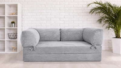 Безкаркасний диван GRANDOX Магнус Сірий 200x200 см