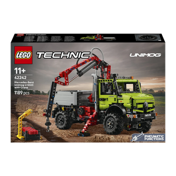 Конструктор Lego Mercedes-Benz Unimog U 5023 з Краном Technic 42242
