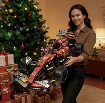 Конструктор Гоночний Болід Формула 1 Technic (Червоний болід F1 Vector) — Масштабна модель гоночного авто