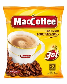 Напій Маккава ( 3в1) з смаком французької ванілі 18г /20 шт